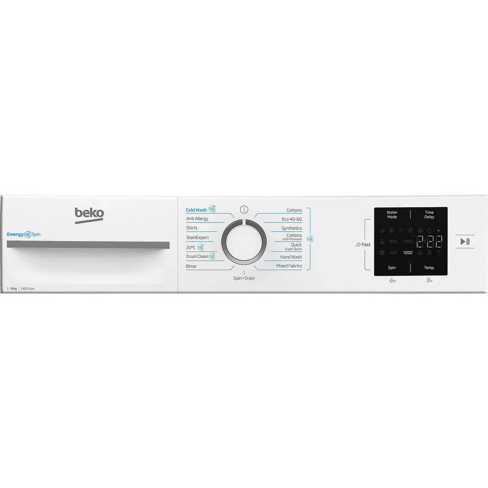 Beko BM3WT3941W 9kg 1400 Spin Freestanding Washing Machine White