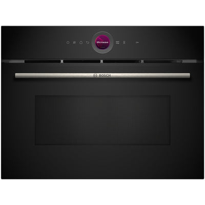 Bosch CEG732XB1B Series 8 Built-In Microwave & Grill Black